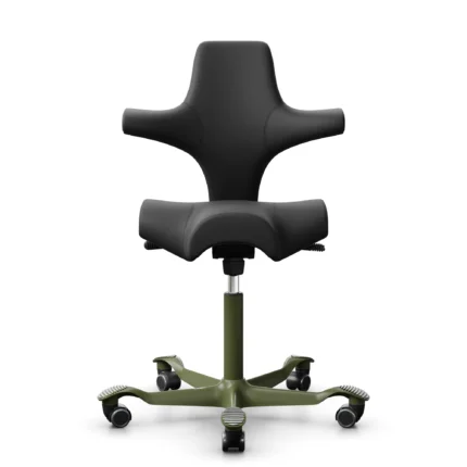 HAG Capisco 8106 ergonomischer Bürostuhl mit Sattelsitz aus Leder