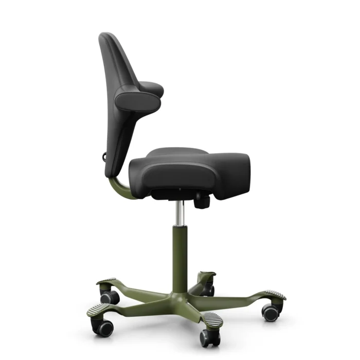 HAG Capisco 8106 ergonomischer Bürostuhl mit Sattelsitz aus Leder