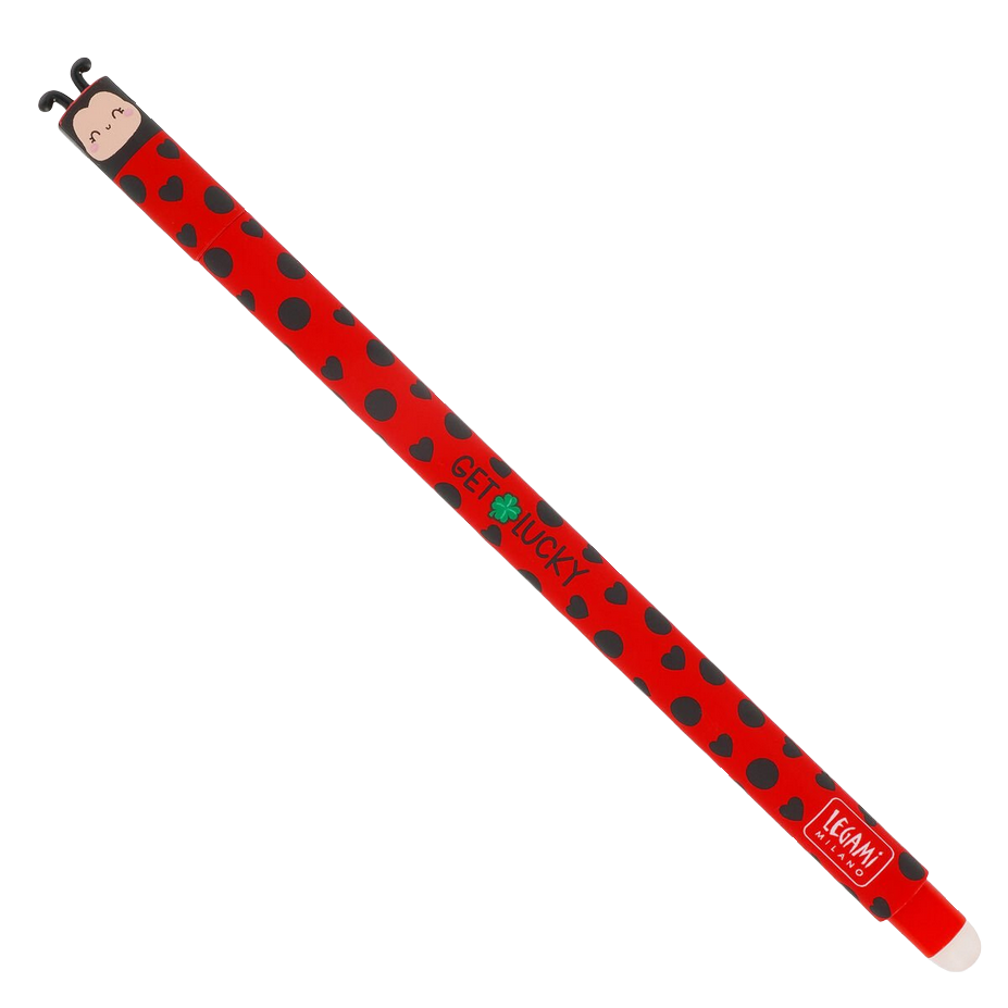 1. Löschbarer Gelstift Ladybug LEGAMI Löschbarer Gelstift Ladybug „Get Lucky“ - Erasable Pen – Bild 1