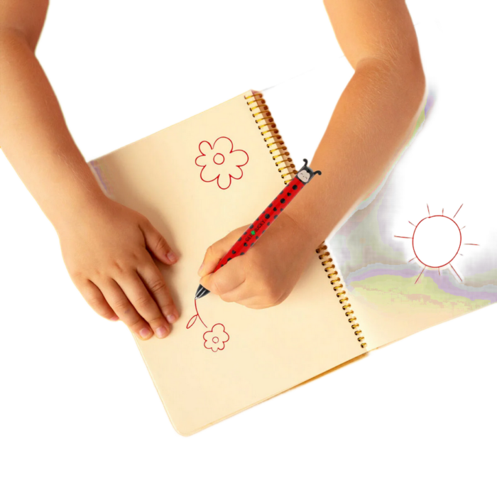 LEGAMI Zweifarbiger Kugelschreiber Ladybug - Click&Clack – Bild 4