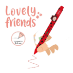 LEGAMI Gelstift mit Deko-Tierchen Ladybug „Get Lucky“ - Lovely Friends – Bild 3