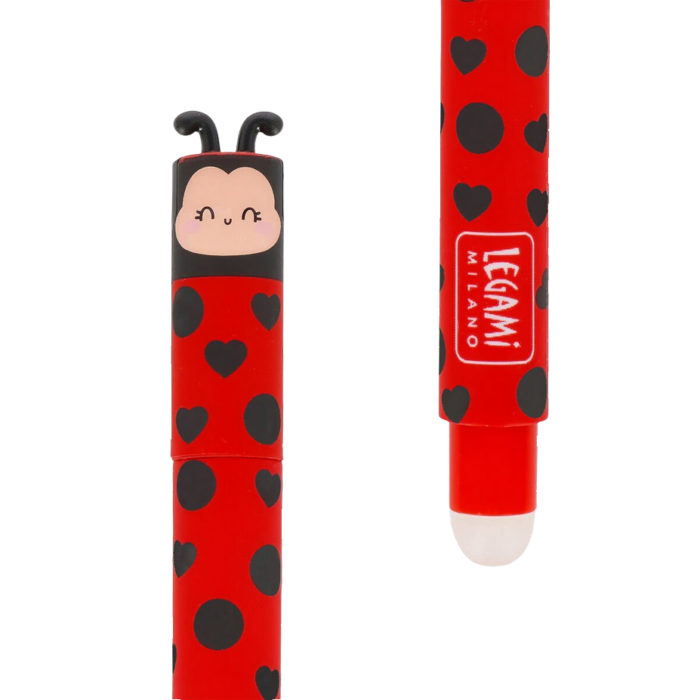 LEGAMI Löschbarer Gelstift Ladybug „Get Lucky“ - Erasable Pen – Bild 3