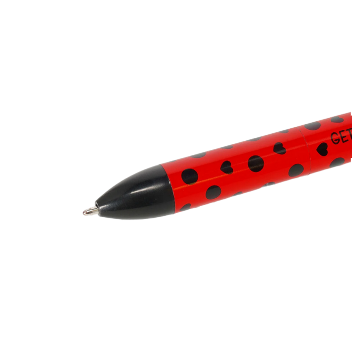 LEGAMI Zweifarbiger Kugelschreiber Ladybug - Click&Clack – Bild 3