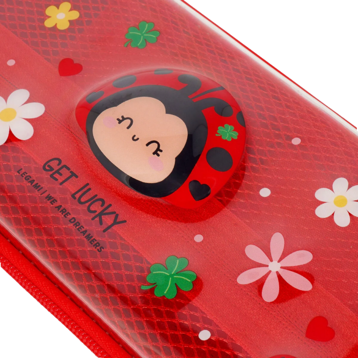 LEGAMI Transparentes Hartschalen-Federmäppchen Ladybug - WonderWow – Bild 4