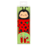 LEGAMI 2-in-1-Federmäppchen aus Silikon Ladybug „Get Lucky“ – Bild 5