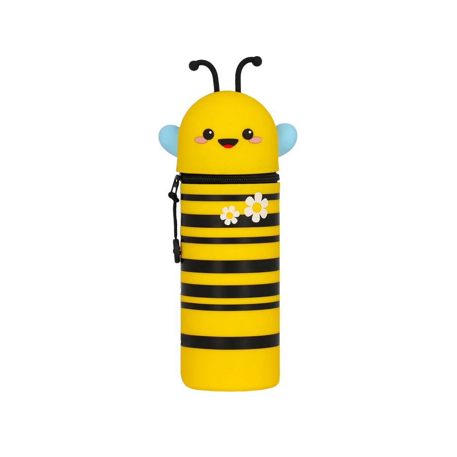 1. 2-in-1-Federmäppchen aus Silikon Bee „Bee Different“ LEGAMI 2-in-1-Federmäppchen aus Silikon Bee „Bee Different“ – Bild 1