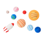 LEGAMI 9 Radiergummis im Set - Solar System