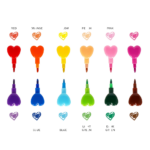 LEGAMI 12 Ineinandersteckbare Buntstifte - Dream in Colour – Bild 2