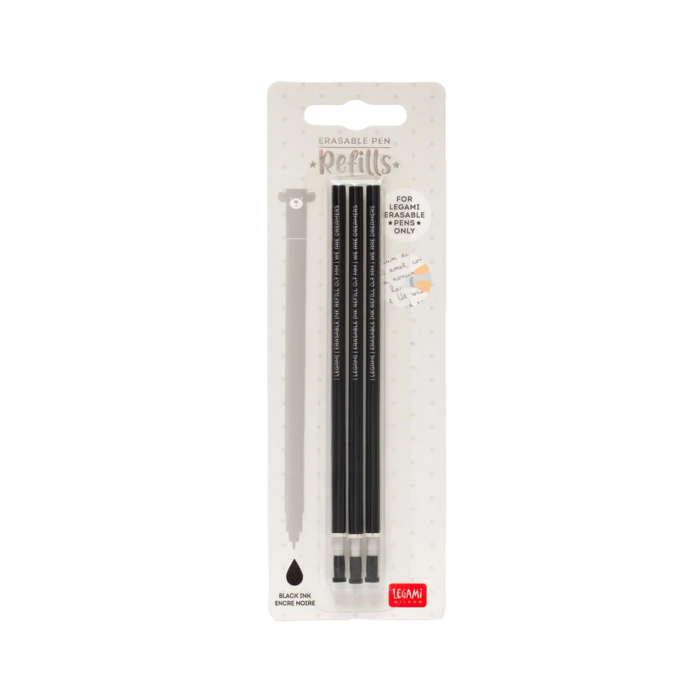 LEGAMI Set mit 3 Nachfüllminen für löschbare Gelstifte - Erasable Pen – Bild 2