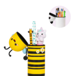 LEGAMI 2-in-1-Federmäppchen aus Silikon Bee „Bee Different“ – Bild 3