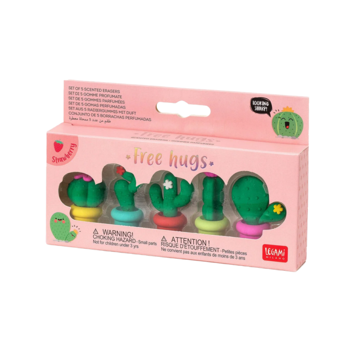 LEGAMI Set mit 5 Duft-Radiergummis - Free Hugs – Bild 3