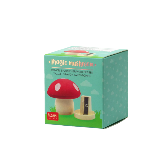LEGAMI Anspitzer mit Radiergummi - Magic Mushroom – Bild 4