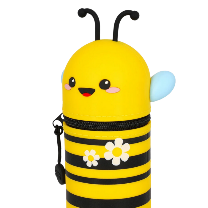 LEGAMI 2-in-1-Federmäppchen aus Silikon Bee „Bee Different“ – Bild 5