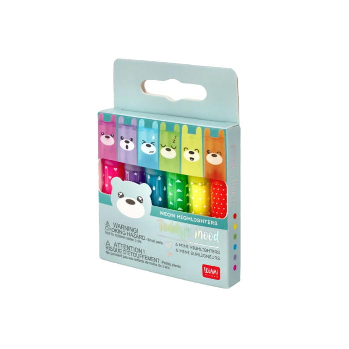 LEGAMI Set mit 6 Mini-Textmarkern - Teddy‘s Mood – Bild 8
