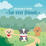 Legami Set mit 3 Löschbaren Gelstiften - Erasable Pen - Fur-ever Friends                     (Back to school 2026) – Bild 2