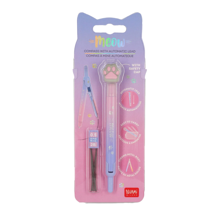 LEGAMI Zirkel mit Druckbleistift - Meow – Bild 6