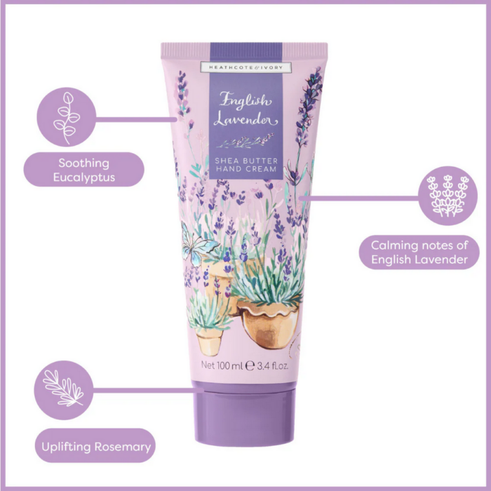Heathcote & Ivory Englisch Lavender - Handcreme in der Dose – Bild 3
