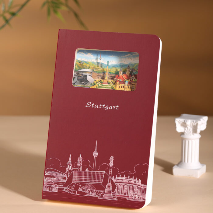 Buddhiherz 3D-Notizbuch - Stuttgart, grün – Bild 8