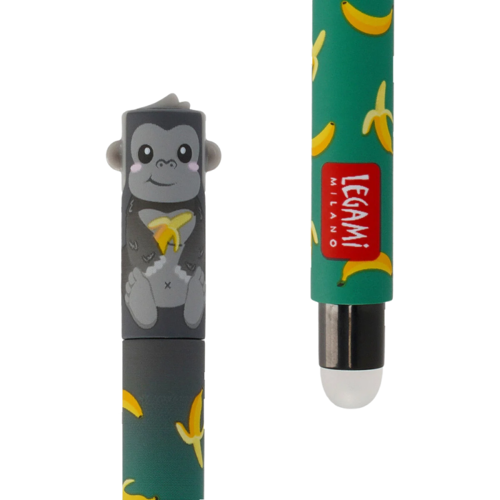 LEGAMI Löschbarer Gelstift Gorilla "Wild but Kind" - Erasable Pen – Bild 2